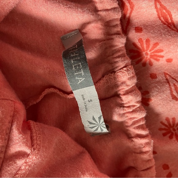 Athleta Pink Balsa Burnout Floral Halter Dress size Small - Picture 3 of 9